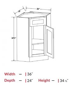 Sink Base - Corner Sink Base